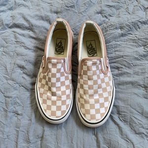 Vans checkered shoes